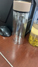富光男女士双层玻璃杯 高硼硅玻璃304茶隔水杯子 带茶隔泡茶杯320ml 实拍图
