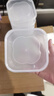 【10只装】冰箱保鲜盒食品级冷冻收纳盒微波炉饭盒便当盒学生 可冷冻收纳盒 6个装 350ml 实拍图