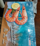 禧美海产 厄瓜多尔巨无霸白虾 去冰净重3斤 30-40只/kg 盐冻大虾 海鲜水产 实拍图