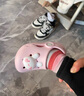 牧童儿童拖鞋夏男宝宝洞洞鞋软底女童卡通洗澡婴幼儿家居鞋萌兔粉160 实拍图