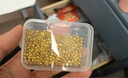 御邪足金999光面算盘珠隔断珠黄金垫片DIY手串手链金配饰 算盘珠:约0.03g（预售） 实拍图