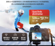 闪迪（SanDisk）128GB TF(MicroSD)内存卡 4K极速金卡A2 V30 U3行车记录仪 运动相机无人机 监控存储卡 读190MB/s 实拍图