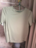 蕉下（beneunder）安心品质t恤女短袖凉感宽松吸汗防晒户外CC959清浅绿S 实拍图
