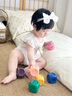 迪漫奇软胶积木婴儿玩具宝宝早教可啃咬0-1岁拼搭硅胶叠叠乐周岁礼物 实拍图