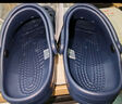 卡骆驰crocs洞洞鞋贝雅男鞋女鞋轻便耐磨一脚蹬拖鞋休闲鞋|10126 白-100 40 (250mm) 实拍图