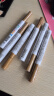 得力（deli）2.0mm轮胎修补油漆笔记号笔马克笔高光笔签字签到手绘涂鸦 清明石碑碑文笔防水 12支/盒 S558 金色 实拍图