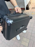 纯奢（CHEYSIR）五轮超大容量行李箱万向轮PC拉杆箱男女学生旅行箱密码箱包皮箱子 经典款-耀夜黑·带减震刹车 20英寸 【常规4轮-登机箱】 实拍图