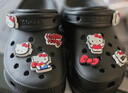 卡骆驰crocs经典云朵老爹鞋洞洞鞋时尚百搭女鞋拖鞋一脚蹬|206750 黑色-001(含智必星) 38 (240mm) 实拍图