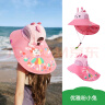 kocotree儿童防晒帽夏宝宝遮阳帽男童女童渔夫太阳帽子防紫外线大帽檐 IP卡通小兔子(立体版) M码：头围51-52CM，建议2-5岁 实拍图