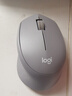 罗技（Logitech）M330 轻音鼠标 无线鼠标 办公鼠标 右手鼠标 带无线微型接收器 灰色 实拍图