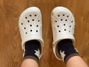 crocs卡骆驰洞洞鞋贝雅男鞋女鞋轻便耐磨一脚蹬拖鞋休闲鞋|10126 白-100 39 (240mm) 实拍图
