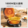 美的（Midea）电饼铛家用双面加热煎烤机烙饼锅三明治早餐机蒸汽嫩烤不沾锅电烤盘加深加大烤肉大尺寸煎烤盘3023 实拍图