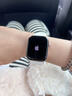 Apple/苹果 Watch Series 10 智能手表GPS款46毫米玫瑰金色铝金属表壳淡桃粉色运动型表带S/M MX293CH/B 实拍图