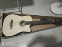 维卡斯（WEIKASI）民谣吉他初学者木吉他单板新手入门练习琴guitar吉它学生男女乐器 41英寸原木色+礼包【进阶推荐】 实拍图