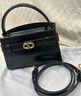 CHARLES&KEITH鳄鱼纹凯莉包手提斜挎婚包包女包生日礼物CK2-50270880-1 Black黑色 S 实拍图