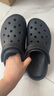 卡骆驰（crocs）经典泡芙Clog男女一脚蹬懒人沙滩鞋 CR207521-001 35 实拍图