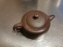 紫玉碧云宜兴紫砂壶 纯手工茶壶 全手工功夫茶具 家用泡茶壶 西施壶 清仓 紫泥天际 250ml 实拍图