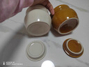 德蒂芙超值沙县小吃瓦罐蒸蛋汤罐耐高温罐带陶瓷隔水家用一人份炖盅陶瓷 棕色炖罐450lm(2个装） 实拍图