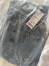 顶峰保罗（Dingfengbaoluo）牛仔裤男春秋季复古直筒宽松阔腿美式休闲长裤子DFS808中蓝M 实拍图