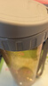 特百惠（Tupperware）正品水杯500ml茶韵随心杯密封防漏塑料杯运动泡茶杯男女学生杯子 奶茶棕 500ml 实拍图