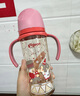 贝亲奶瓶ppsu 防胀气奶瓶 婴儿奶瓶 大容量宽口径耐摔双把手 330ml 9-12月 胡桃夹子+重力球 实拍图