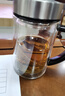 希诺双层玻璃杯男家用商务办公水杯带手柄泡茶杯子XN-9321 435mL 实拍图