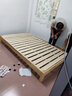 意米之恋橡胶木无床头床架实木榻榻床卧室双人床【包安装】1.2m*2m TTM-01 实拍图
