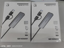 绿联双头四合一usb扩展器拓展坞type-c3.0分线器多接口 HUB转接转换器接笔记本电脑手机 0.15m 实拍图