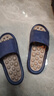 利达妮（TZLDN）足底按摩拖鞋男夏季室内家居浴室洗澡防滑刺激脚底穴位家用凉鞋女 藏青 40-41 【适合39-40码】 实拍图