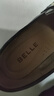 百丽（Belle）时尚饰扣乐福鞋女平跟通勤单鞋B7X1DAA5 黑色 36 (230mm) 实拍图