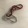 铝合金登山扣钥匙扣迷你多功能背包挂扣8字快挂S型金属挂钩扣 红色 实拍图