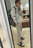 爱步（ECCO）板鞋男鞋 男士休闲鞋小白鞋拼色厚底牛皮明星同款 街头720 520814 黑色/白色52081450669 40 实拍图