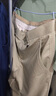 柒牌【含竹纤维】休闲裤男士2025春夏新款商务简约修身直筒长裤子 浅灰 34 (175) 86A（2.58尺） 实拍图