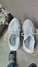 回力官方男鞋冬季椰子鞋男新款跑步鞋男休闲运动鞋 白灰 40(250mm) 实拍图