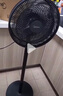 美的（Midea）【超级单品】七叶轻音立式电风扇家用柔风落地扇台式桌面小型风扇大风量节能摇头宿舍电扇 SAF30AB 实拍图