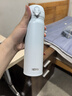 膳魔师（THERMOS）保温杯大容量水杯儿童男女士杯子情侣不锈钢生日礼物定制刻字JNL 316L不锈钢-冰川蓝 500ml 实拍图