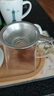 茶水公道杯加厚高硼硅玻璃耐热茶滤网一体茶具专用泡茶过滤分茶器 公道杯+拉丝茶漏 实拍图