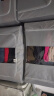 登比布艺收纳箱衣服棉被整理箱玩具衣物储物箱百纳箱 烟灰色66L2只装 实拍图