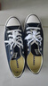 匡威（Converse）官方All Star经典帆布男女低帮休闲运动鞋黑色101001 101001/黑色 41 实拍图
