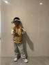 Teenie Weenie Kids小熊童装24春季款男童撞色插肩棒球服外套 米色 130 cm 晒单实拍图