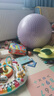 费雪（Fisher-Price）儿童玩具小皮球甩甩摇铃球黄色(含辰太按摩球红色)生日礼物礼品 实拍图