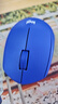 罗技（Logitech）M330 静音鼠标 无线鼠标 办公鼠标 右手鼠标 蓝色 带无线2.4G接收器 实拍图