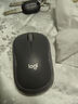 罗技（Logitech）M185鼠标 无线鼠标 办公鼠标 对称鼠标 黑色灰边 带无线2.4G接收器 实拍图
