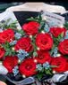 百花馆鲜花速递情人节玫瑰花满天星真花束生日礼物送女友同城配送小时达 【橙红蜜语】11朵红玫|dyr48 实拍图