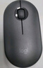 罗技（Logitech）时尚系列 PEBBLE鼠标 无线蓝牙鼠标 办公静音鼠标 女性鼠标对称鼠标 鹅卵石造型 石墨黑 实拍图