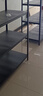 中妍货架置物架家用多层落地储物架仓储客厅展示架阳台收纳架货物架子 【通立柱加厚】四层183cm高 【黑色加厚】长150宽50cm 实拍图