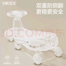 贝易（BEIE）典藏扭扭车 1-6岁宝宝摇摇车大人可坐宝宝礼物声光音乐款 卡其色 实拍图