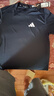 adidas简约休闲舒适圆领短袖T恤男装夏季阿迪达斯官方轻运动   传奇墨水蓝/白色   S 实拍图