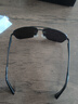 雷米（Leimi） 偏光太阳镜男款墨镜男士潮流反光开车司机驾驶专用方形蛤蟆眼镜 黑框 黑色偏光片 实拍图