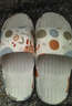 DFBK日本孕妇专用防滑拖鞋室内家居浴室洗澡eva不臭脚静音家用凉拖鞋 白色彩点【日本R11级防滑】 36 37 【正码】 实拍图